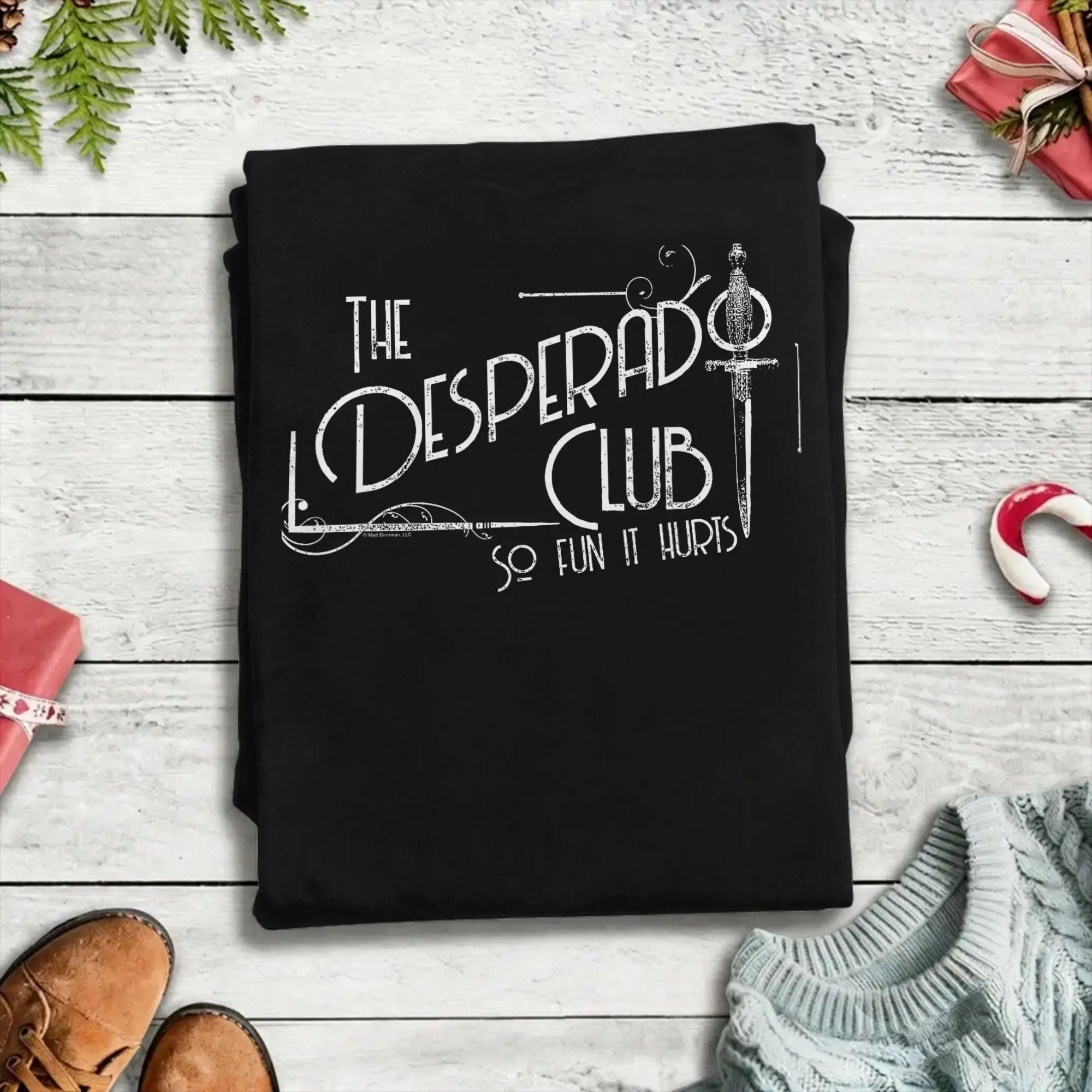 Фото Футболка The Desperado Club, мужские забавные футболки из чистого хлопка, футболки с круглым вырезом и короткими рукавами, летняя одежда №4