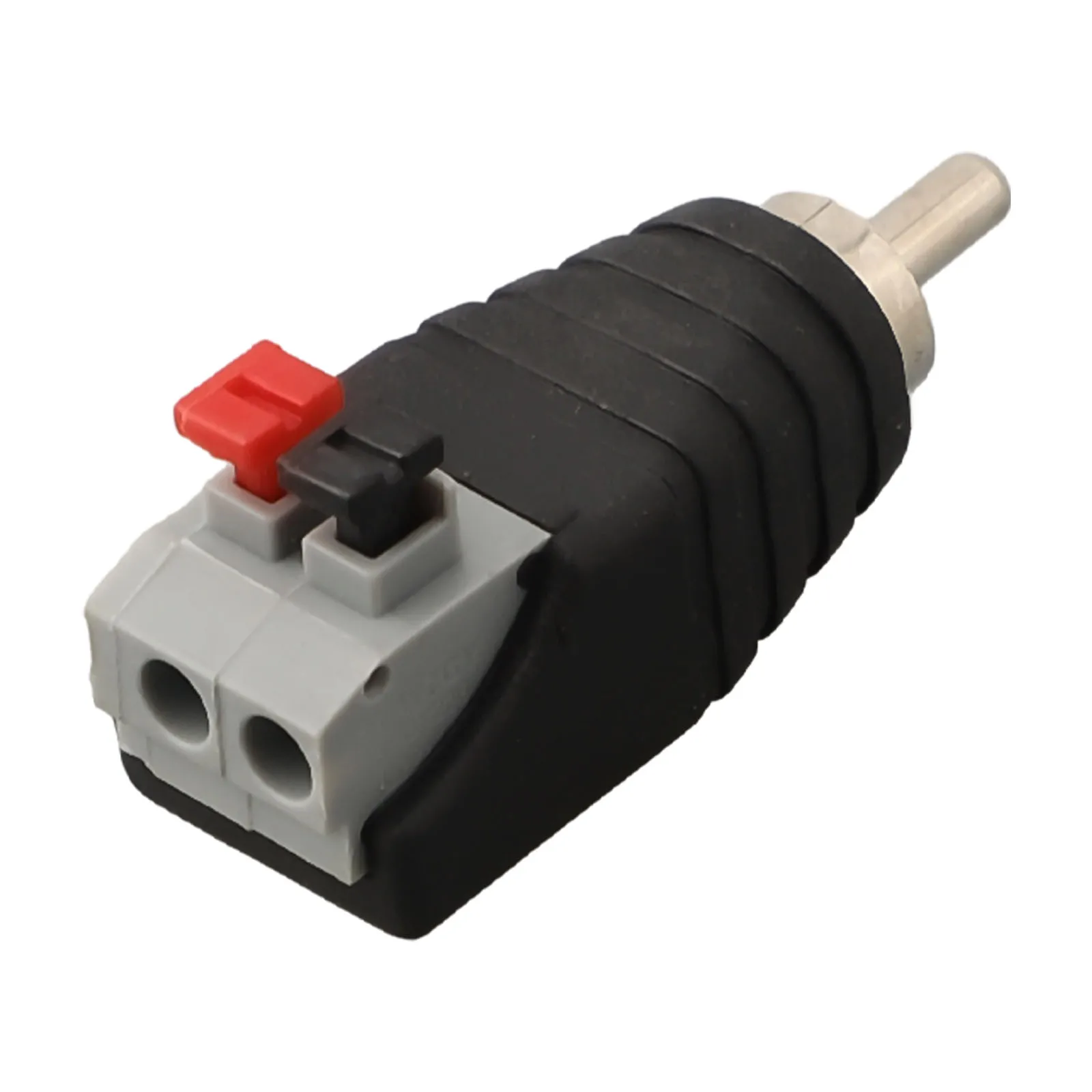 Провод для динамика A/V кабель аудио штекер гнездо RCA переходник пружинный