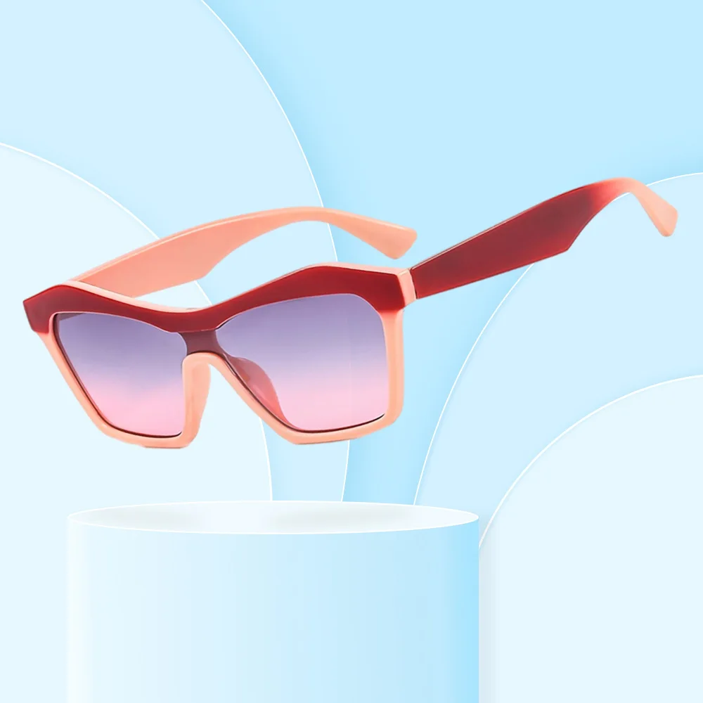 

Luxury Brand Designer Cate eye Square Sunglasses Women For Men Fashion Grandient Frame Popular Travel Sun Glasses UV400