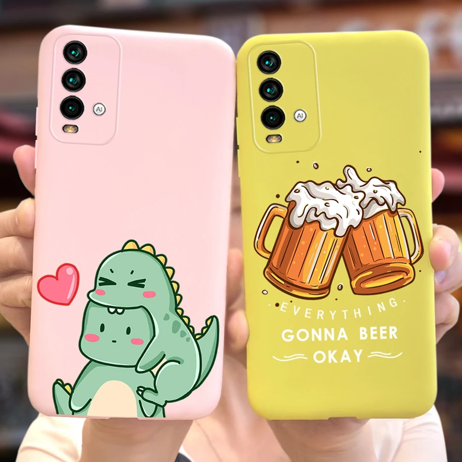 Чехол для Xiaomi Redmi 9T милый модный мультяшный чехол на заднюю панель 6 53 дюйма мягкий