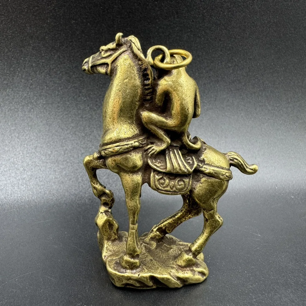 Китайская латунь немедленно-печать маленькие украшения обезьяна по знаку