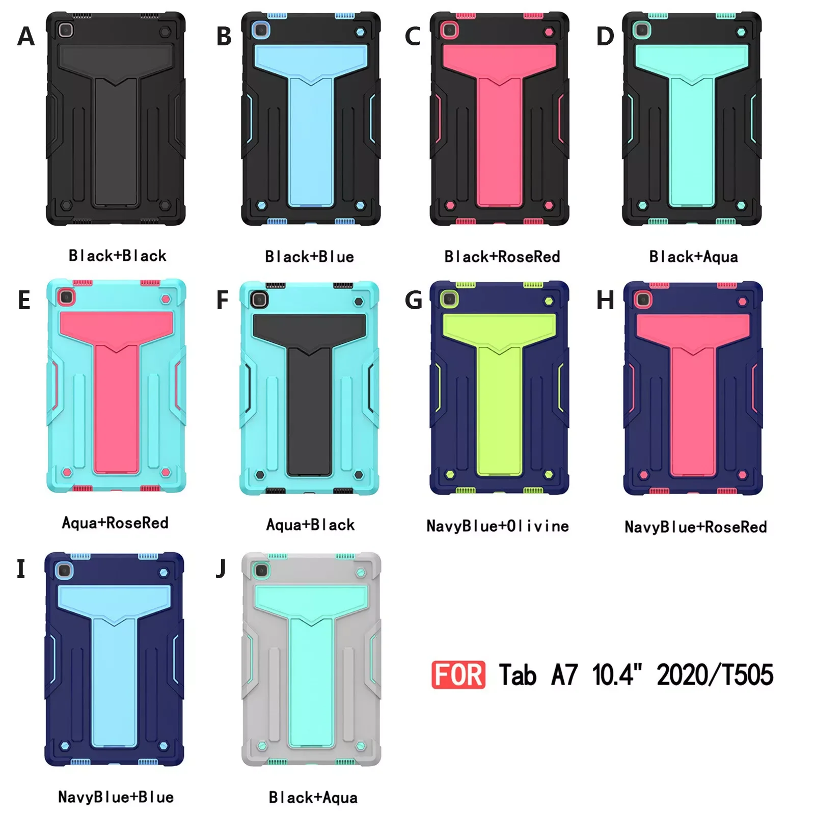 

Чехол-подставка для планшета Galaxy Tab A7 10,4 T500/505 2020