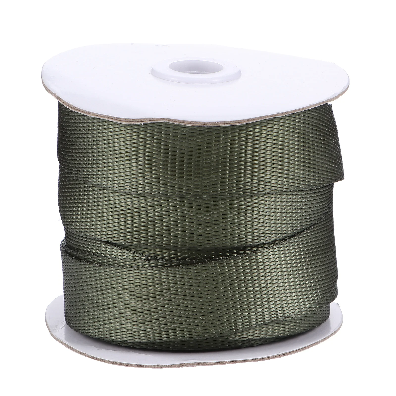 

Nylon Webbing Strap 15m Webbing Roll Heavy Duty Poly Strapping for Outdoor DIY Gear Repair Green