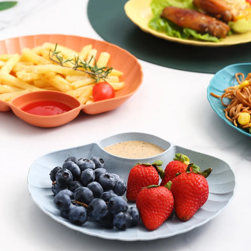 Кухонная тарелка для завтрака картошки фри с приправой