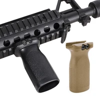 tactical nylon rail vertical grip for 20mm picatinny rail airsoft bb airgun ar15 rifle non slip polymer grip hunting tools
