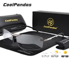 Очки солнцезащитные фотохромные для мужчин и женщин, поляризационные антибликовые спортивные очки-хамелеон, для вождения