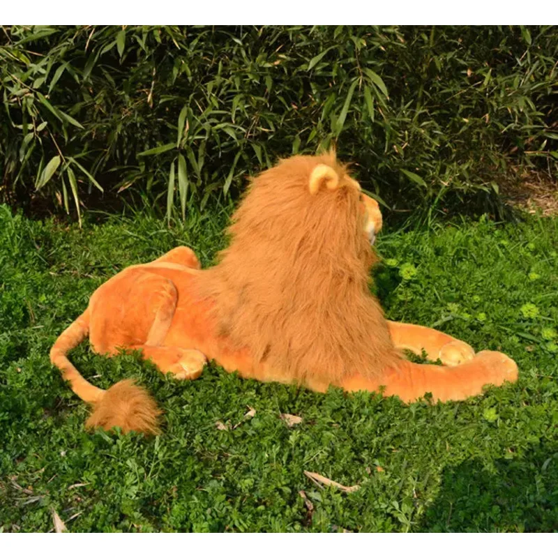 [Забавная] Большая мягкая плюшевая кукла в виде льва 85 см