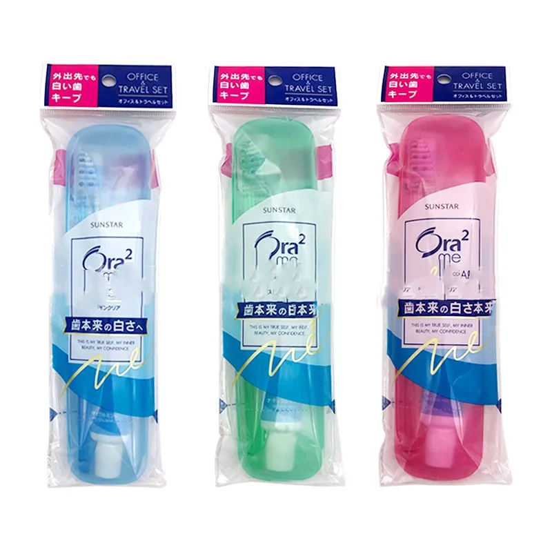 

Portable Mini Toothpaste Toothbrush Set Fast Freshing Breath Deep Cleaning Oral Care Hot Selling Travel Convinient Teeth Care