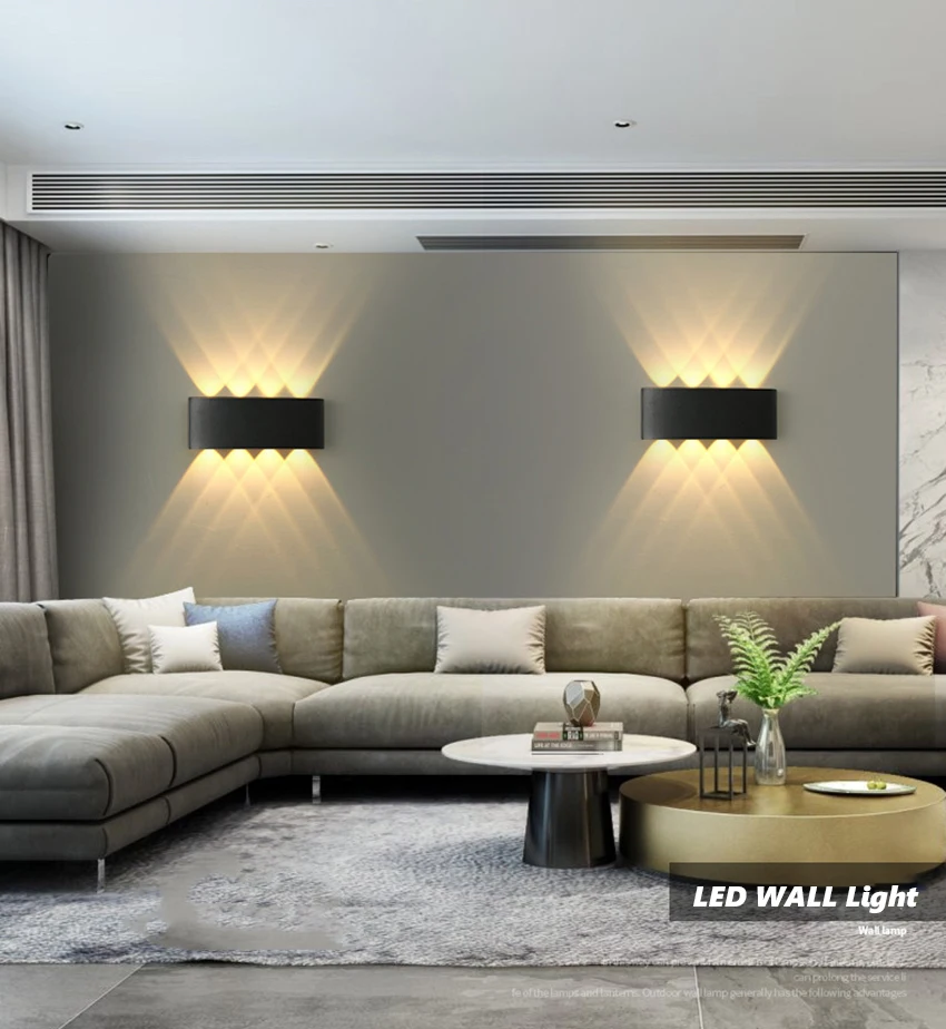 Led Wall Lamp Outdoor Waterproof wall lighting wall indoor lamp For Home Stair Bedroom Bedside Bathroom Corridor Lighting  RF18