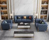 leather sofa head leather italian minimalist living room three people 123 combination simple light luxury sofa