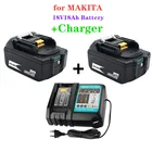 С зарядным устройством BL1860, перезаряжаемая батарея 18V1 8000 мАч, литий-ионная батарея для Makita 18 в, 6ah BL1840 BL1850 BL1830 BL1860B LXT400