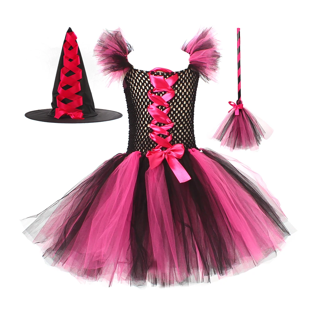 Костюм ведьмы в виде книги со сказками костюм для девочек платье-пачка до колена