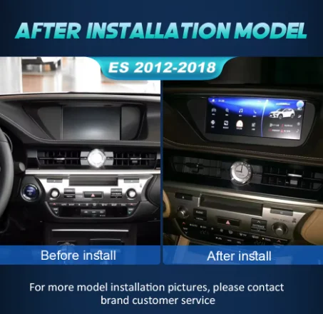 Автомобильный радиоприемник Android 13 мультимедийный плеер для Lexus ES ES250 ES350 ES300h 2012-2018