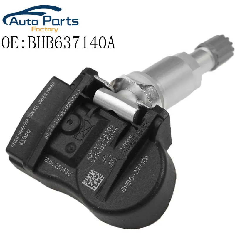 

New Tire Pressure Sensor For Mazda 2 3 5 6 CX-3 CX-5 CX-7 CX-9 MX-5 BHB637140 BHB637140A 433MHz TPMS Sensor