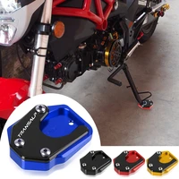 motorcycle accessories for honda xlv 600 650 700 transalp dominator nx 650 fmx 650 side stand enlarge plate kickstand extension