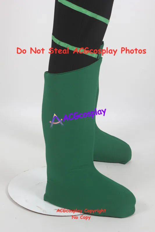 Green Lantern Hal Jordan Cosplay Costume acgcosplay costume include boots covers and eyemask images - 6