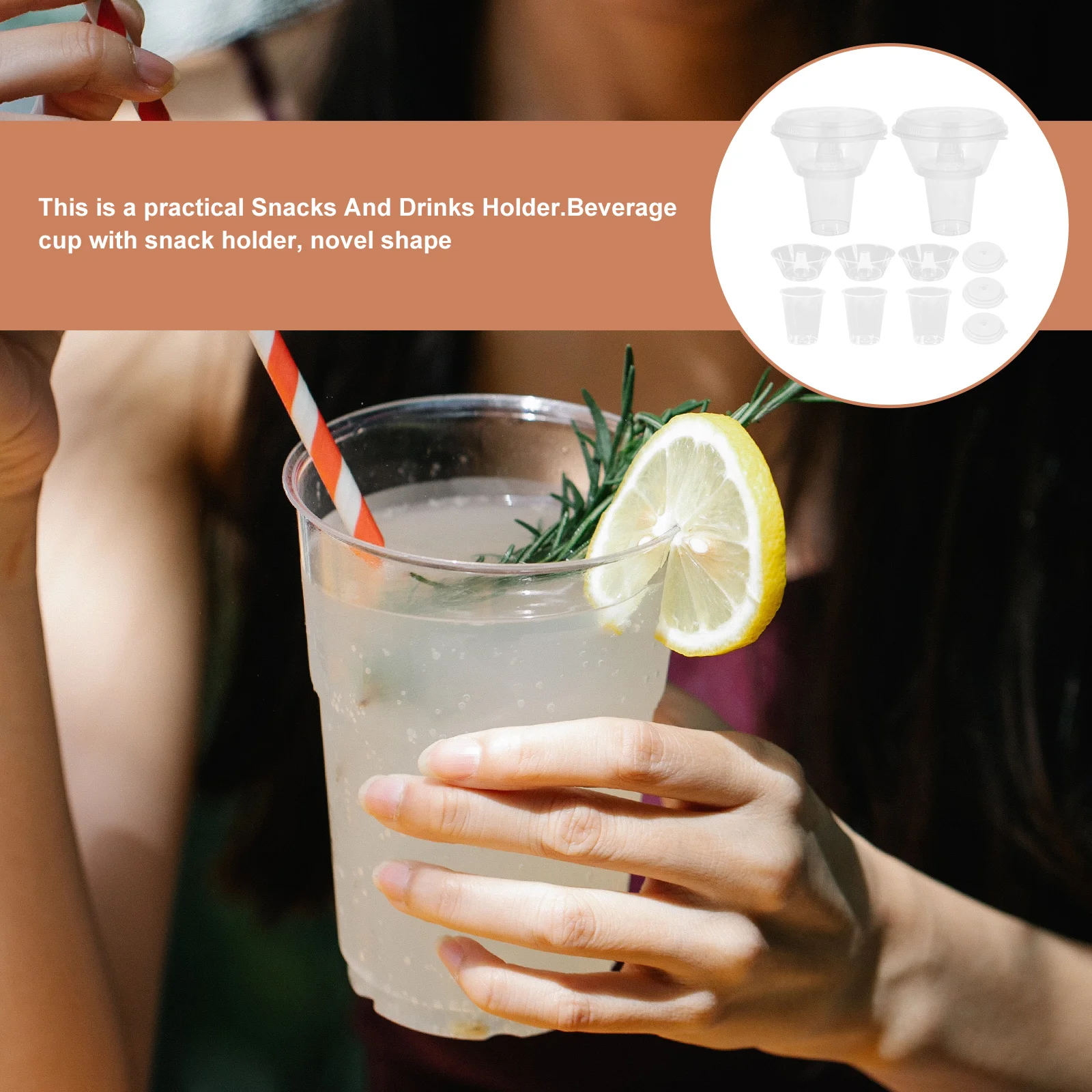 Комбинированный держатель для закусок кухонные канистры чашка напитков