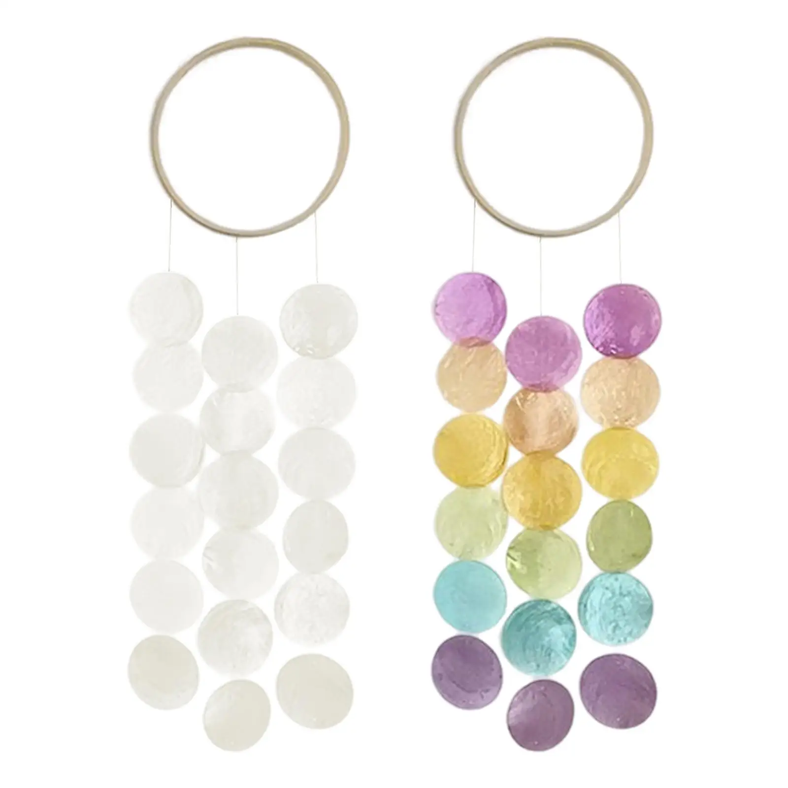 

Натуральная раковина Windchime, изящные с успокаивающими оттенками, подвеска, реквизит для отеля, патио, Настенный декор, подарки