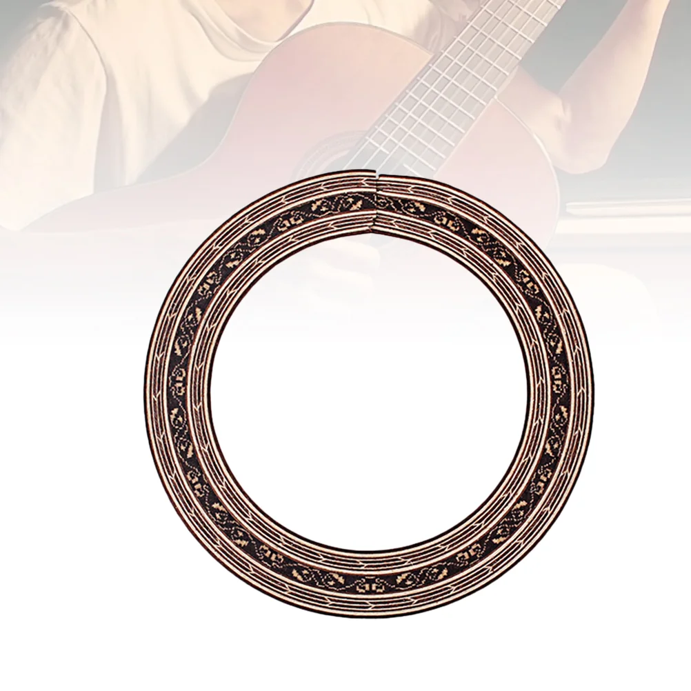 

1pc Guitar Decals Premium 88MM Inner Diameter Rosewood Classic Guitar Rosette Curved Strips Guitar Inlay for Guitar Decoration