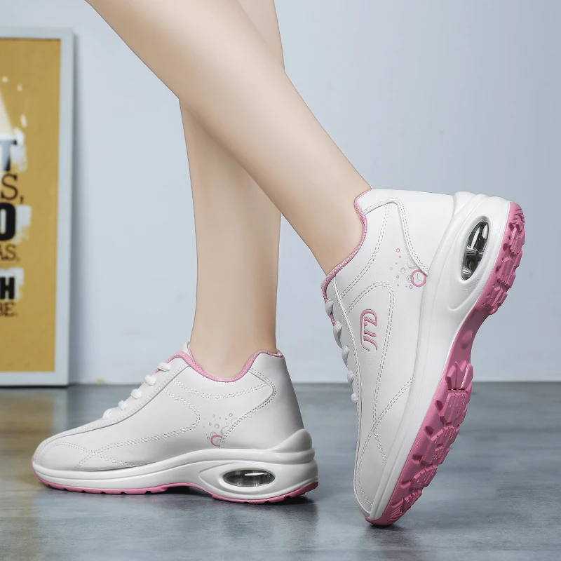 Women Walking Shoes Air Cushioning Sneakers Casual Damping Non Slip Female Trainers Walking Sport Footwear