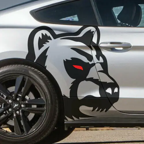 

Виниловая графическая наклейка с изображением медведя гризли