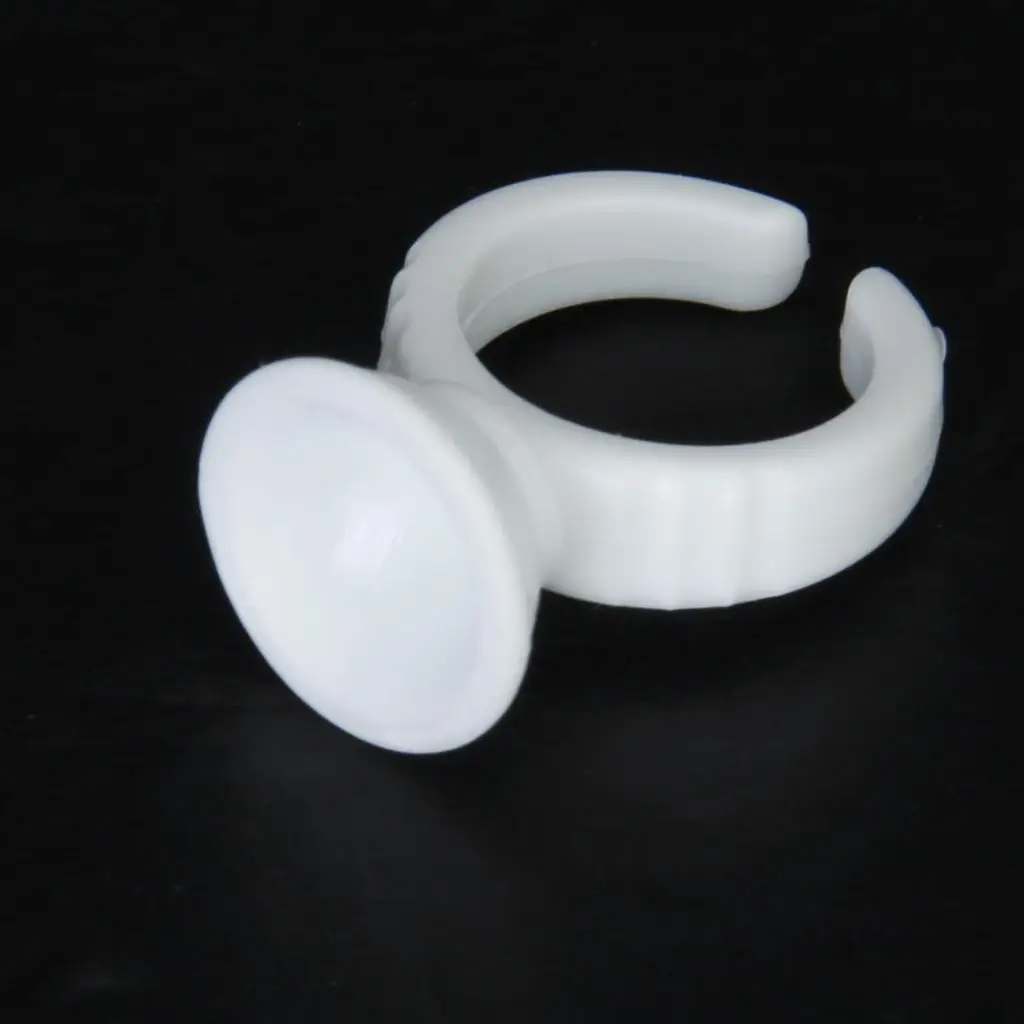 100шт клей для ресниц одноразовый держатель чернил татуировки кольцо поддон