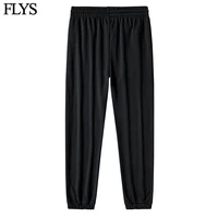 casual pants men new style fashion trendy sweatpants drawstring straight loose cropped pants m 5xl large size clothing