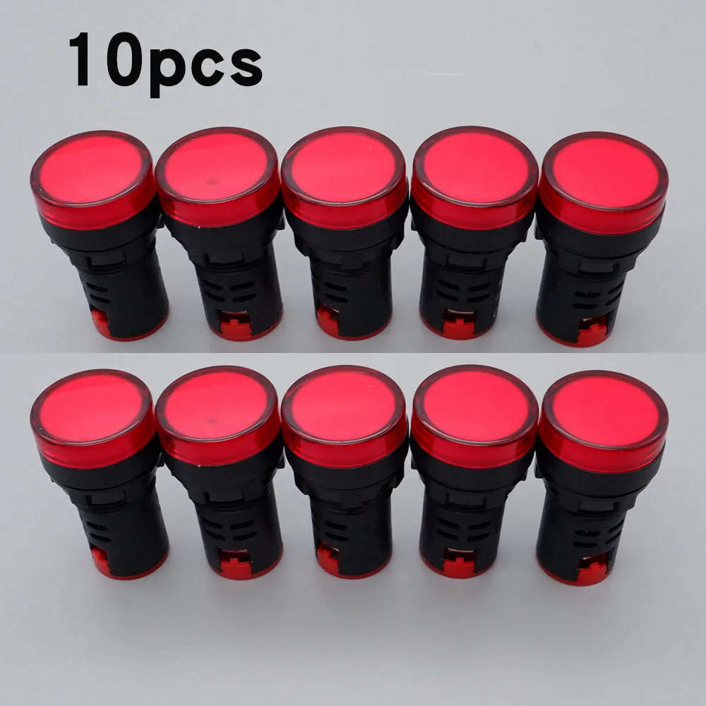 Пластиковые светодиодные индикаторы AD16-22DS 22мм 12V 24V 220V