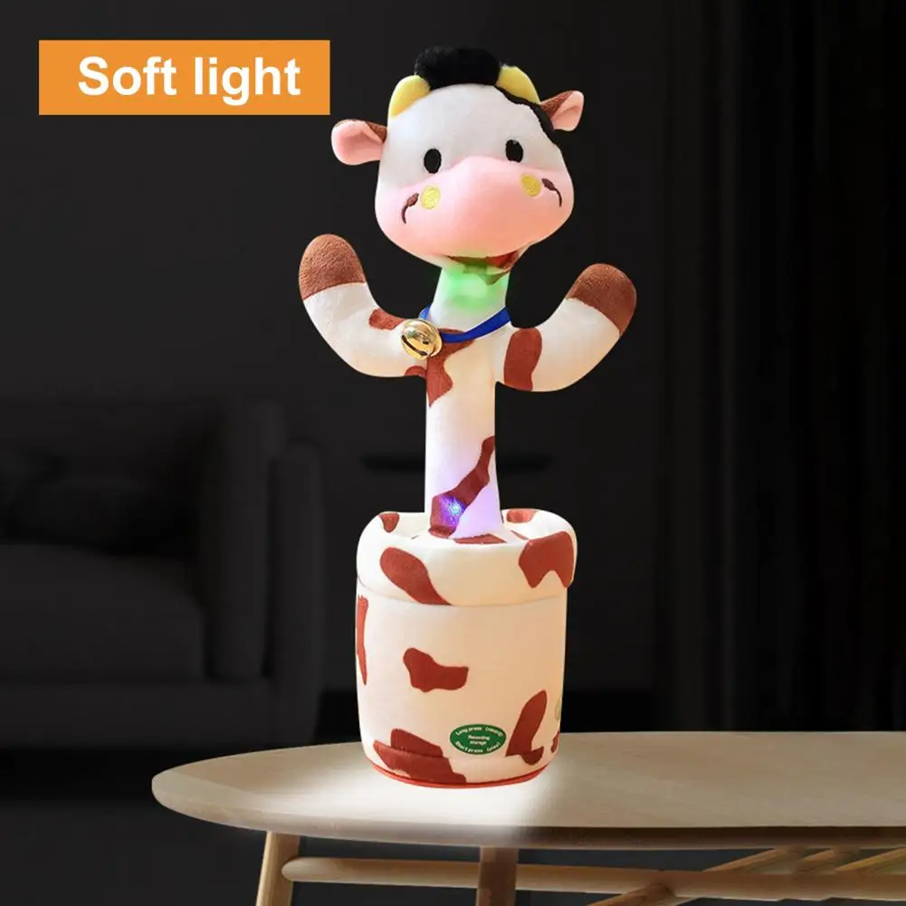 

1 Set Talking Toy Adorable Soft Will Glow Child Gift Dancing Plush Toy Electric Dancing Doll