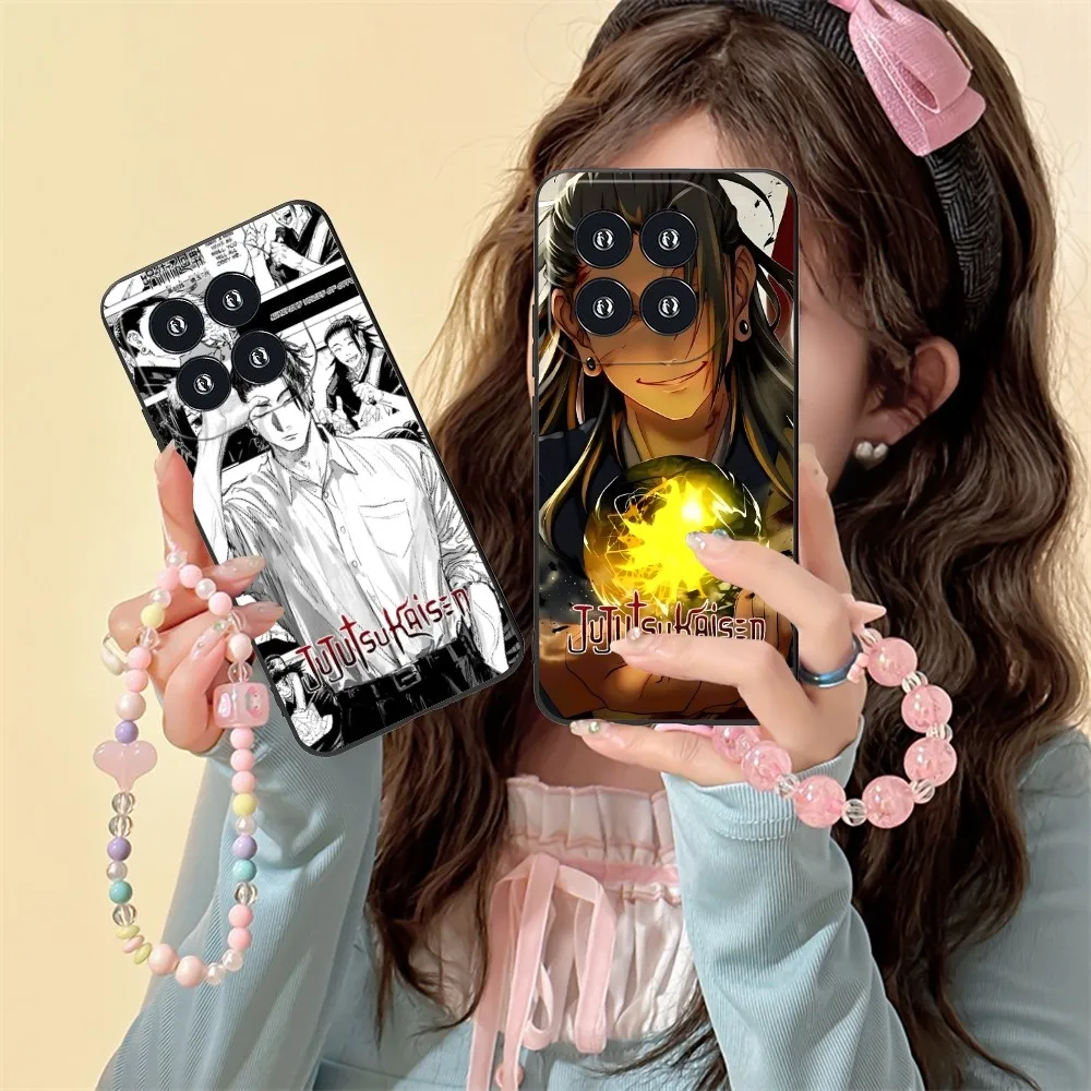 Чехол JJK Geto Suguru для мобильного телефона Xiaomi Mi 14 13 12 12S 12T 11T 10T 9T Lite Pro Ultra Poco F3 F4 F5 X4 GT