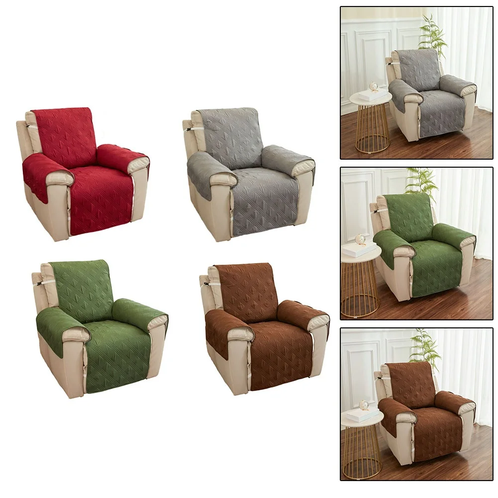 

Four-color Three-line Rhombus Four Seasons Anti-Slip Sofa Cushion Sofa Recliner Cushion Living Room Sofa Cover Home Slipcovers