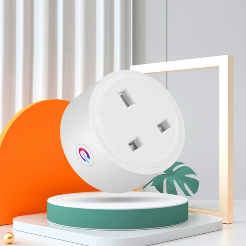 1 PCS Tuya Zigbee Smart Socket Home Powers Monitor Outlet Life Voice Control Alexa Timing DIY UK Plug
