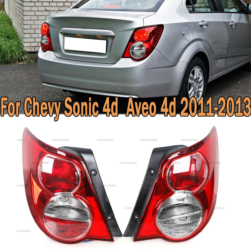 Links Righ Achterbumper Staart Lamp Rijden Stop Brake Light Voor Chevrolet Sonic 4d Aveo 4d 2011-2013 Voor chevy 96830973 96830974