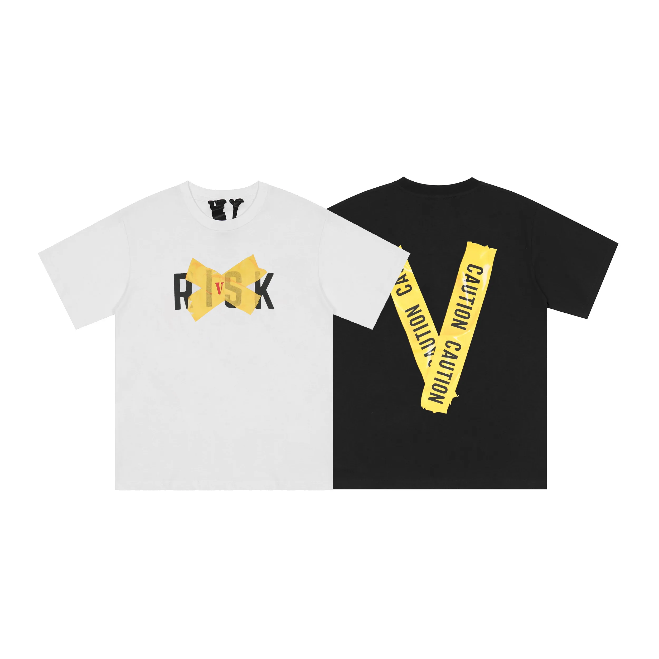 

VLONE Men's / Women's Couples Casual Fashion Trend High Street Loose HIP-HOP100% Cotton Printed Round Neck T-Shirt 6136
