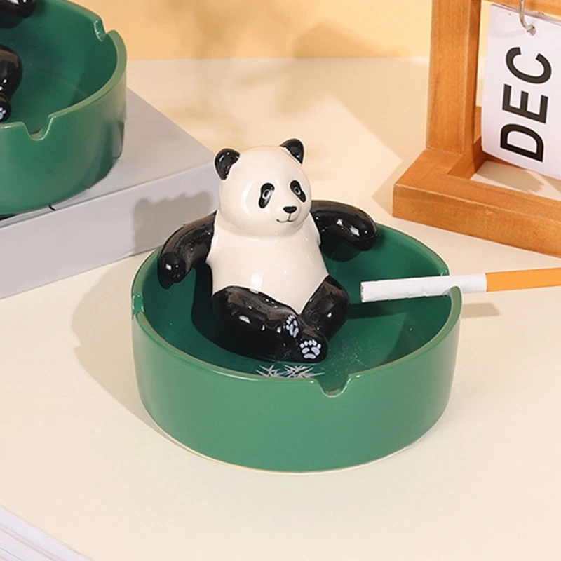 Керамическая пепельница с пандой NoEnName_Null