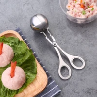 convenient kitchen stainless steel meatball maker meatball ball stainless steel meatball clip fish ball rice making mold tool