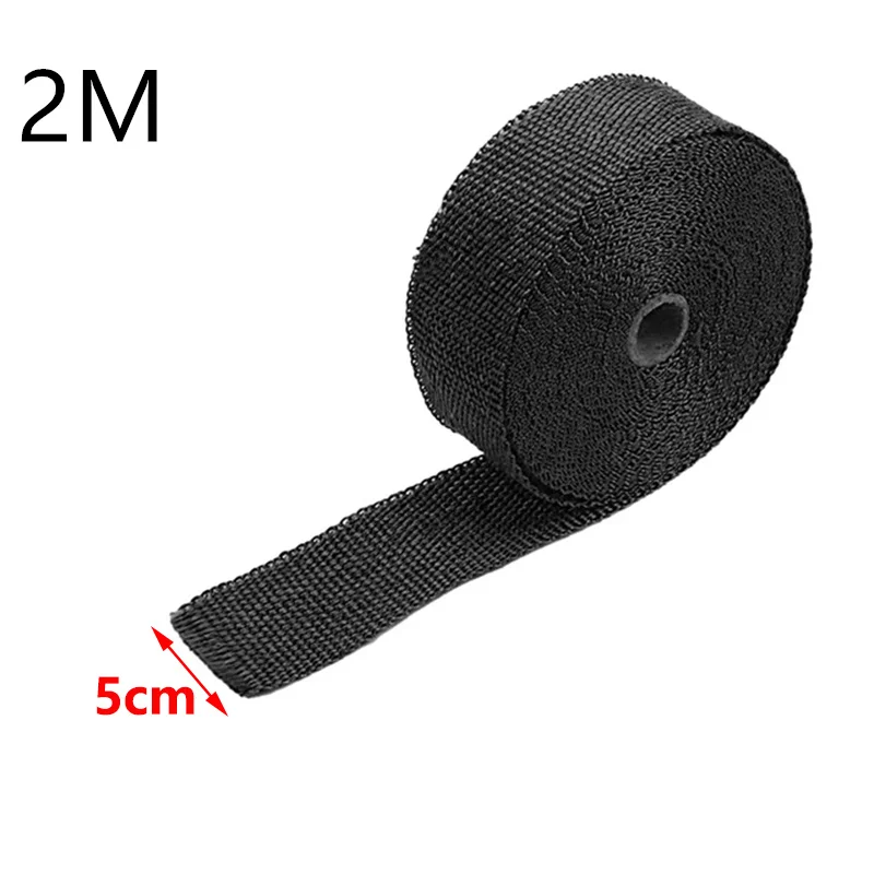 Выхлопная труба мотоцикла, модифицированная изоляция, тропическое стекловолокно, теплоизоляция, хлопок, защита от высоких температур, автозапчасти