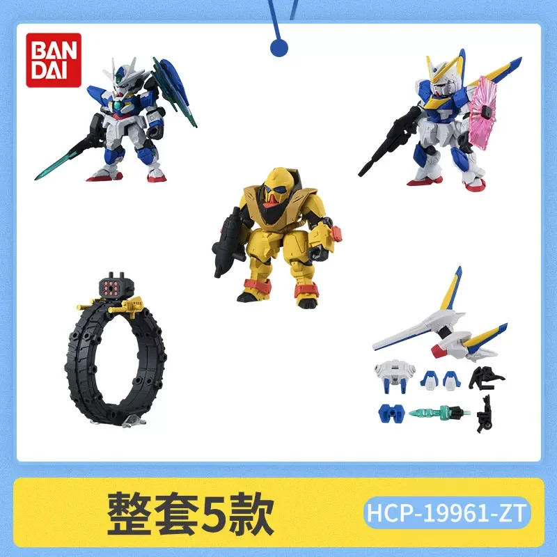 Фото Коллекционные сборные модели Bandai в наличии: полная серия капсульных игрушек RX-78, Strike, Hi-Nu, Wing, Astray, Zz, Barbatos для любителей аниме №1