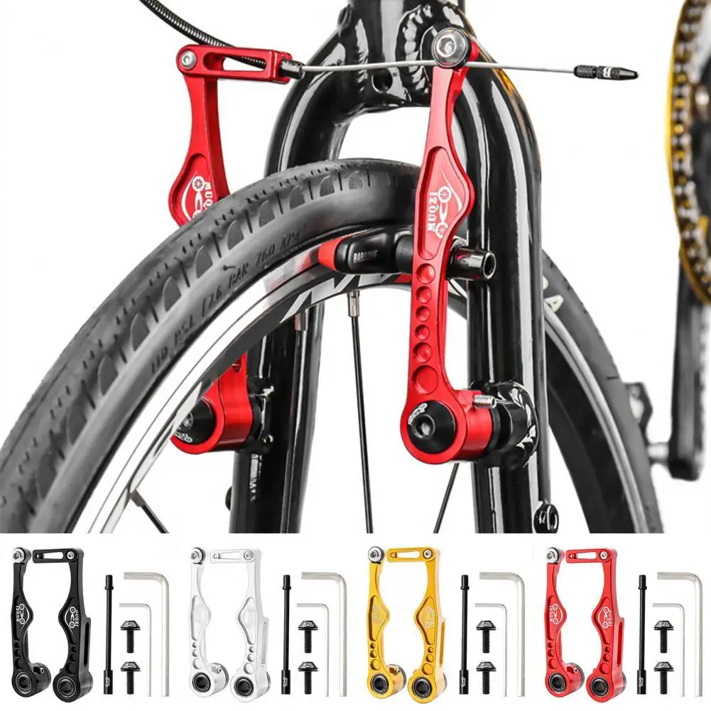 

1 Set V Brake Caliper Durable Dedicated Bike V Brake Stable Corrosion-resistant Bicycle Brake Caliper