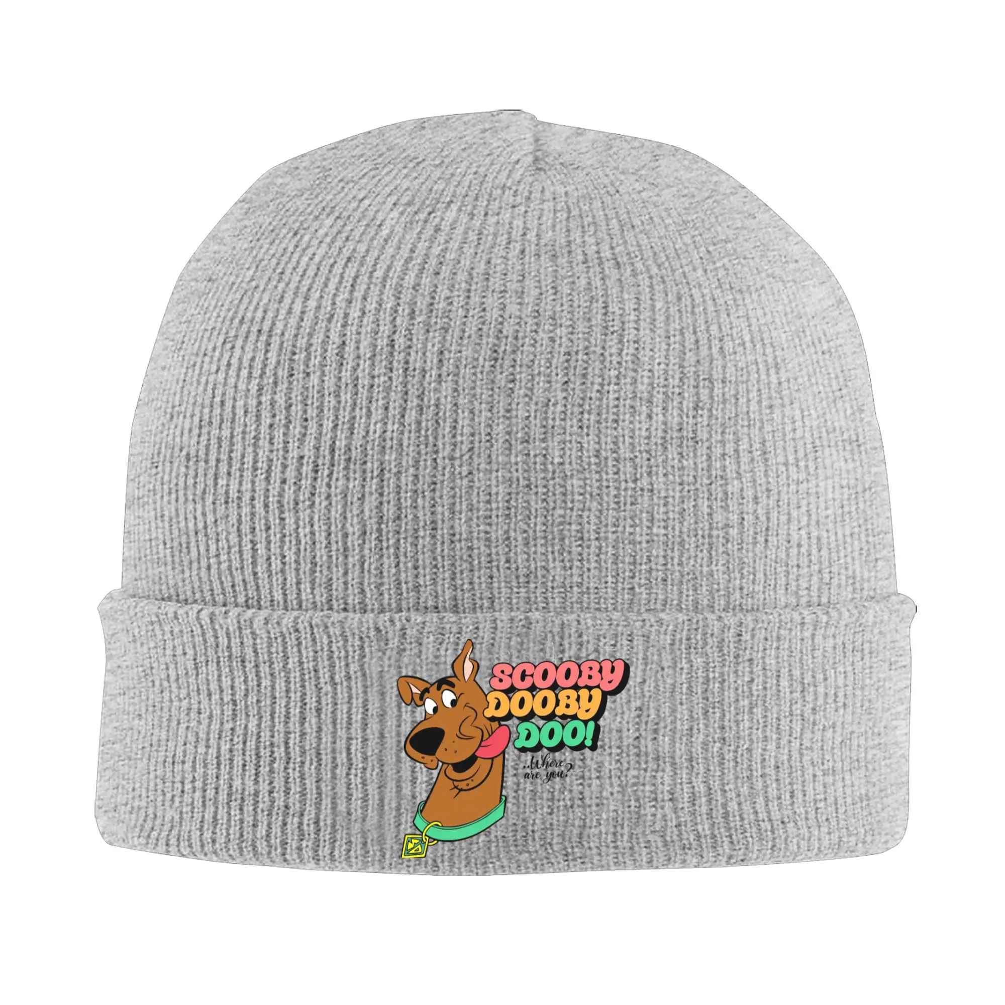 S-Scooby Dog Doo Вязаная шапка из мультфильма Женские мужские шапки Осень-зима Лидер