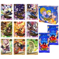 135pcs naruto collection cards hokage uchiha sasuke ninja anime cartoon movie playing game character card kid birthday gift