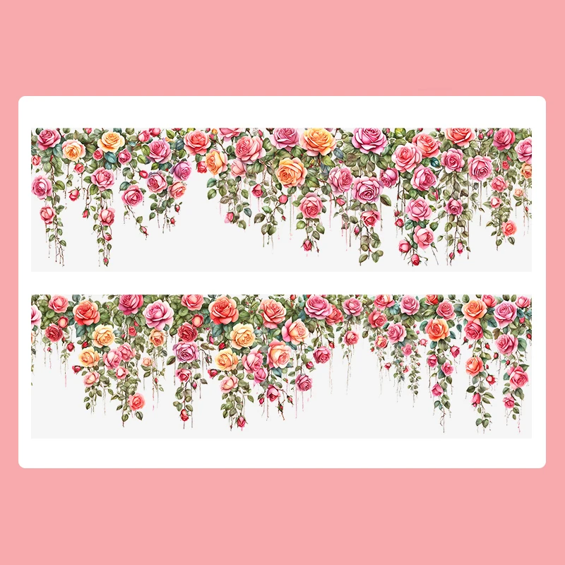 

Декоративный скотч Mr. Paper цветочный 2 метра