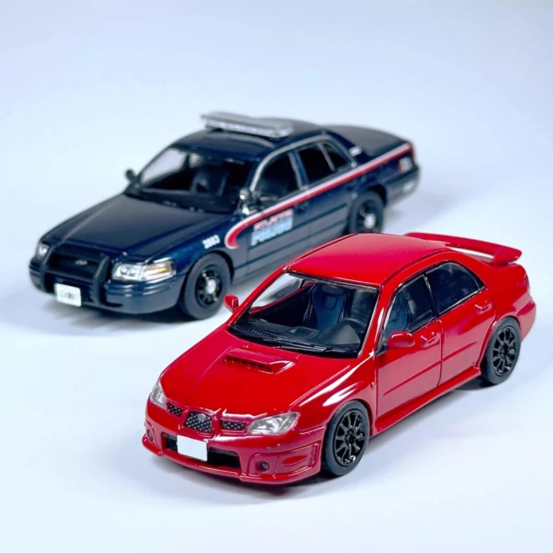Фото Rollin/Furuya, литой под давлением масштаб 1:64, комплект из сплава Crown CV/Subaru Impreza, модель автомобиля для взрослых и детей, коллекция сувенир, подарочный дисплей №2