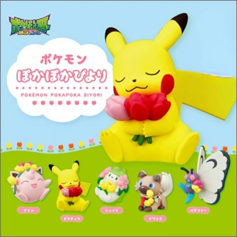 

[TAKARA TOMY] Christmas Gifts Genuine Pikachu Japanese Twisted Egg Toys Cartoon Anime Pokémon Military Action Figures Toys A1107