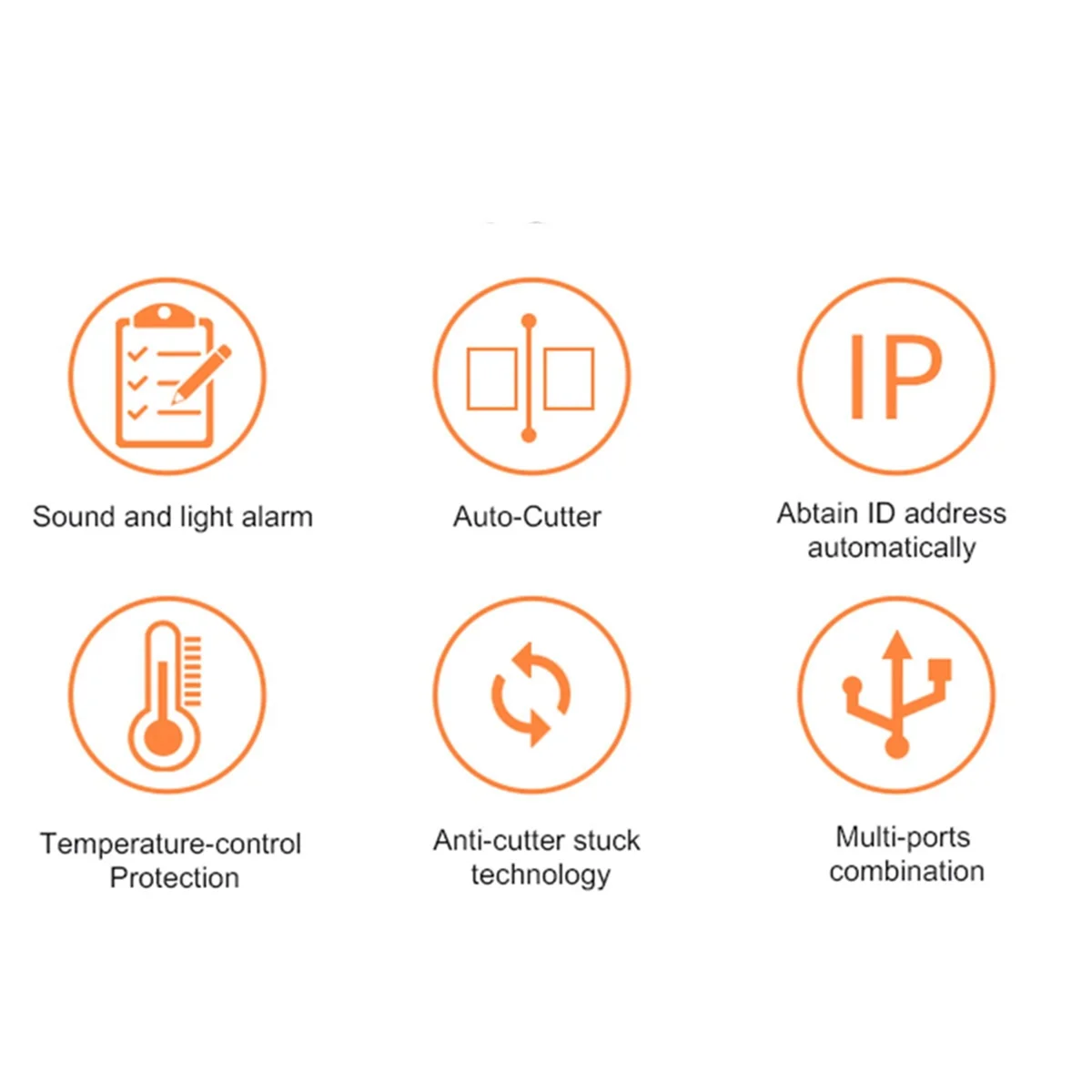 80 мм термопринтер чеков автоматический резак ресторан кухня POS USB
