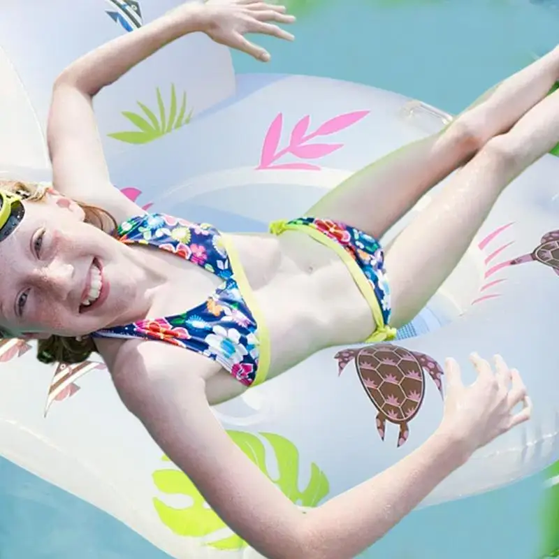 ПВХ люминесцентный водный гамак плавающий шезлонг надувной матрас для бассейна