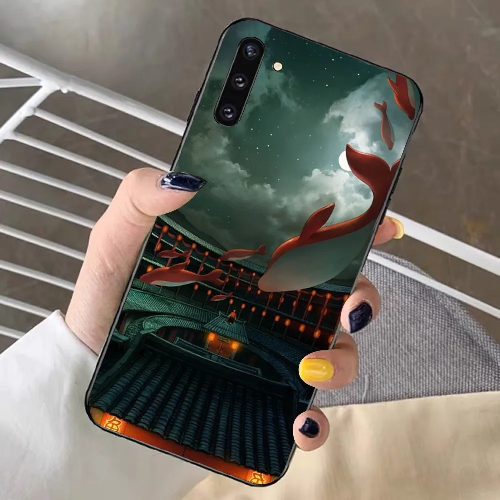 Большая рыба и Бегония мультяшный чехол для телефона Samsung S 20 21 22 23 plus Ultra Redmi Note 8 9 10