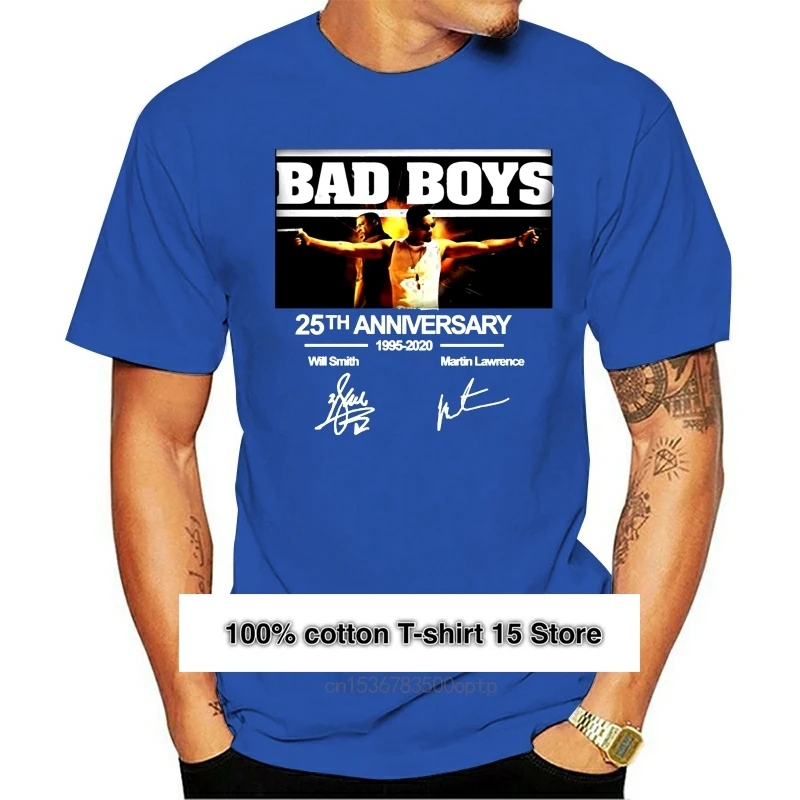 

Los chicos malos 25 юбилея 1995 де 2020 фирма Смит T camisa hombres Women