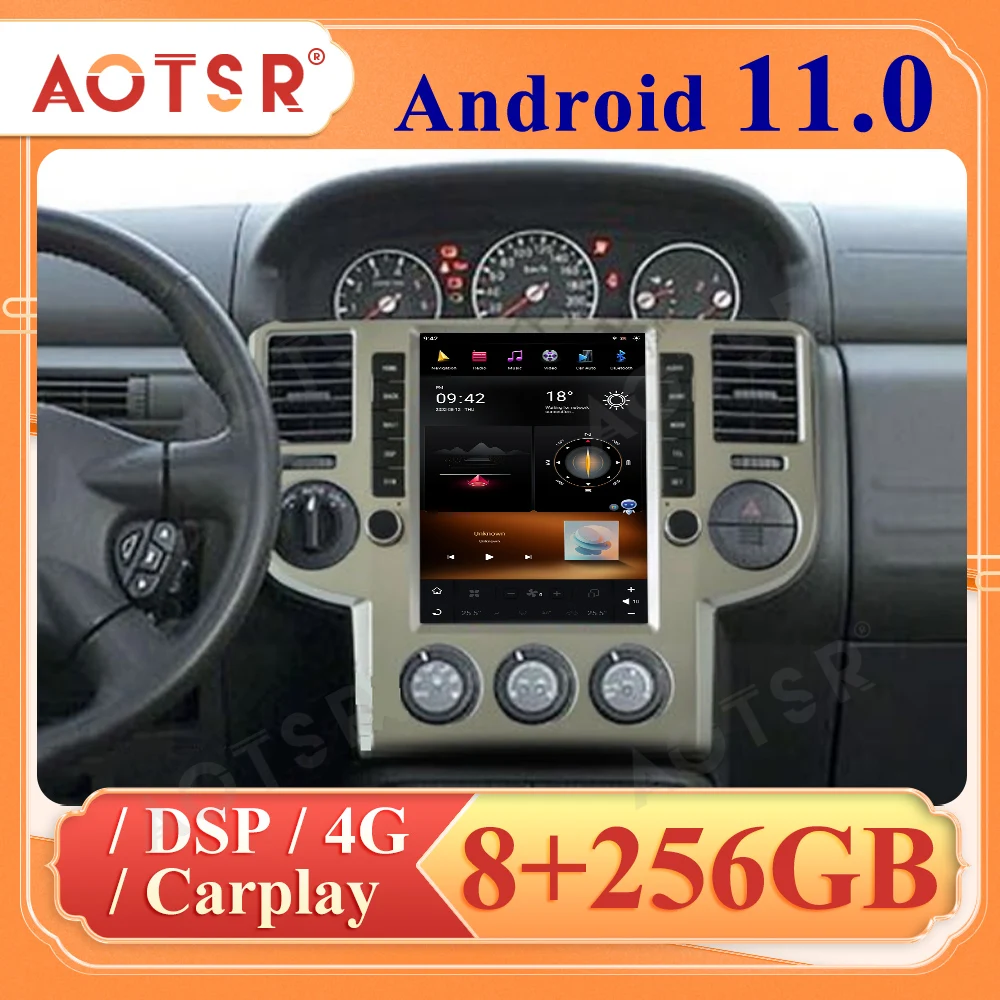 

Android11 For NISSAN X-Trail T30 2002-2008 Car Multimedia Radio Stereo Player Vertical Big Screen GPS Navi Head Unit