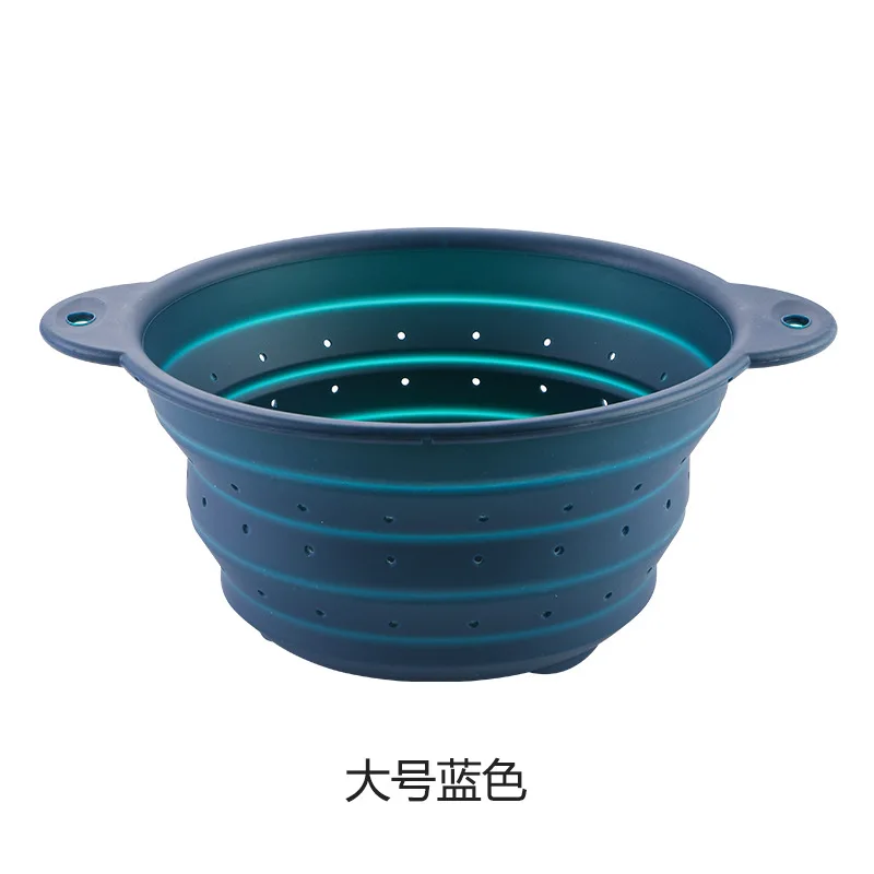 

Складная силиконовая корзина-ситко